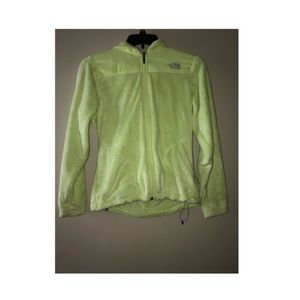 The North Face yellow jacket with hood